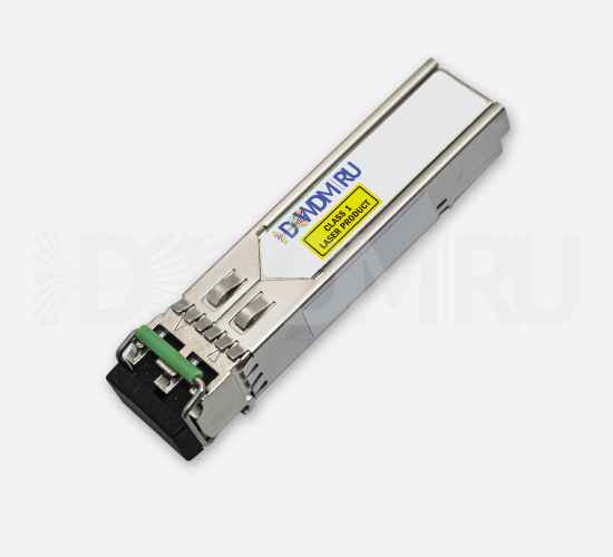 Оптический SFP модуль двухволоконный одномодовый 1,25Гб/с, CWDM, 80 км, 2xLC, DDM, 1611нм - ДВДМ.РУ (DSO-30-2C61)